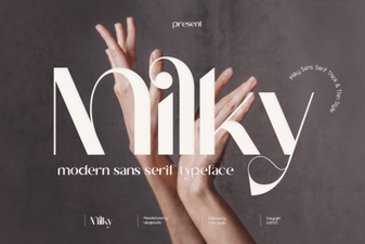Milky Font: Creative Typography for Your Projects