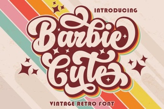 Barbie-Inspired Fonts for Fun Digital Projects