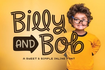 Billy & Bob Font: a Friendly Typographic Pair