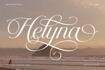 Helyna Font: Creative Design Projects