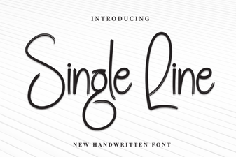 Single Line Fonts for Clean, Minimalist Digital Design